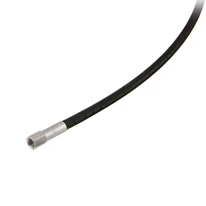 Latiguillos HP 0,56 m negro, goma
