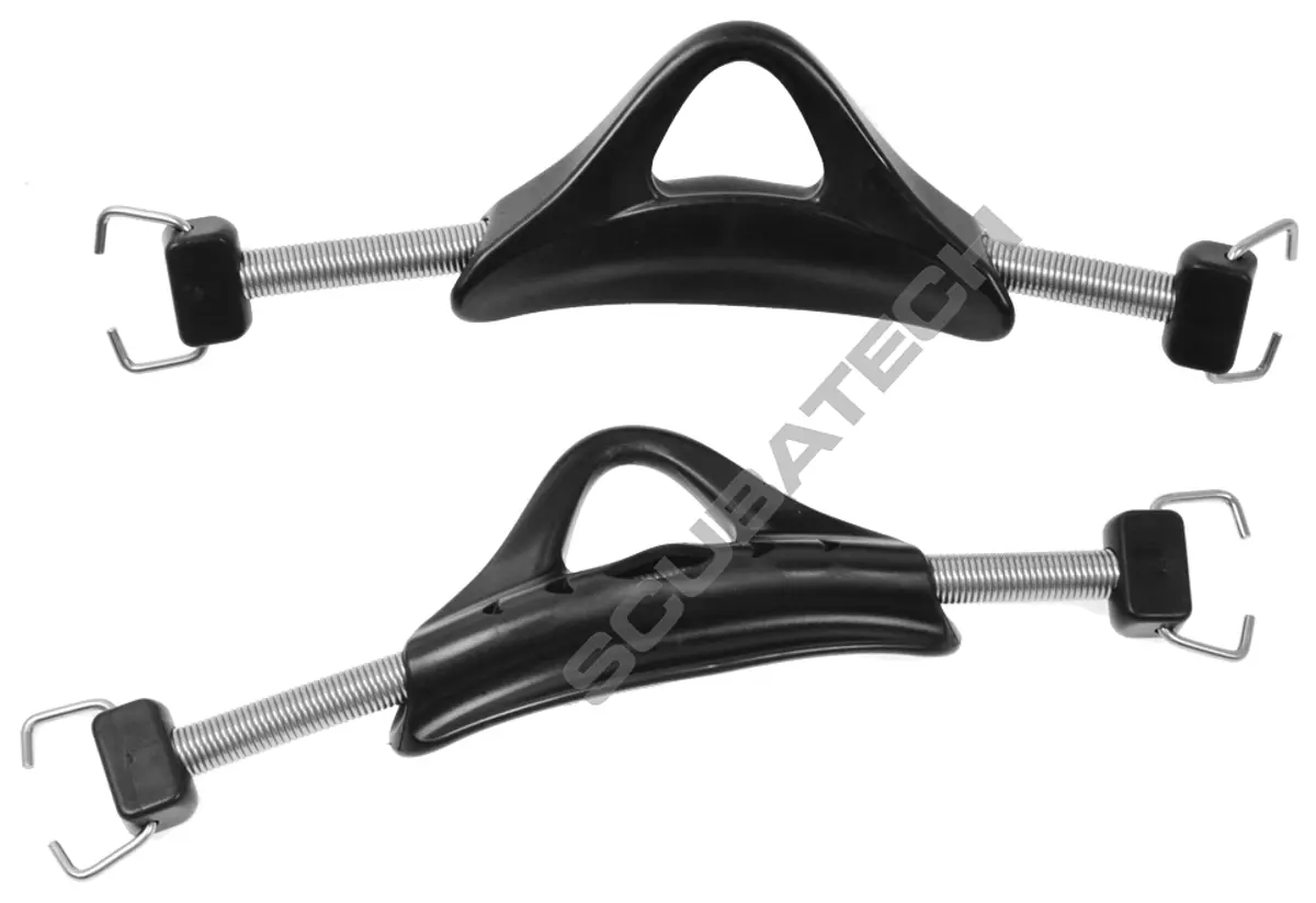 Inox muelles para aletas para JetStream aletas, negro (2) L = 24,5cm