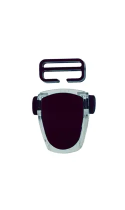 Hebilla para máscara Frameless neón, Viper, Tiara II - negro