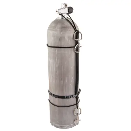 Stage kit de rigging para 5,7L, inox mosquetones inox 120 mm, bungee cord