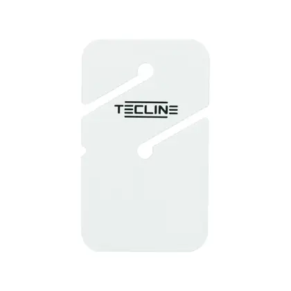 Line marker quadratic, blanco