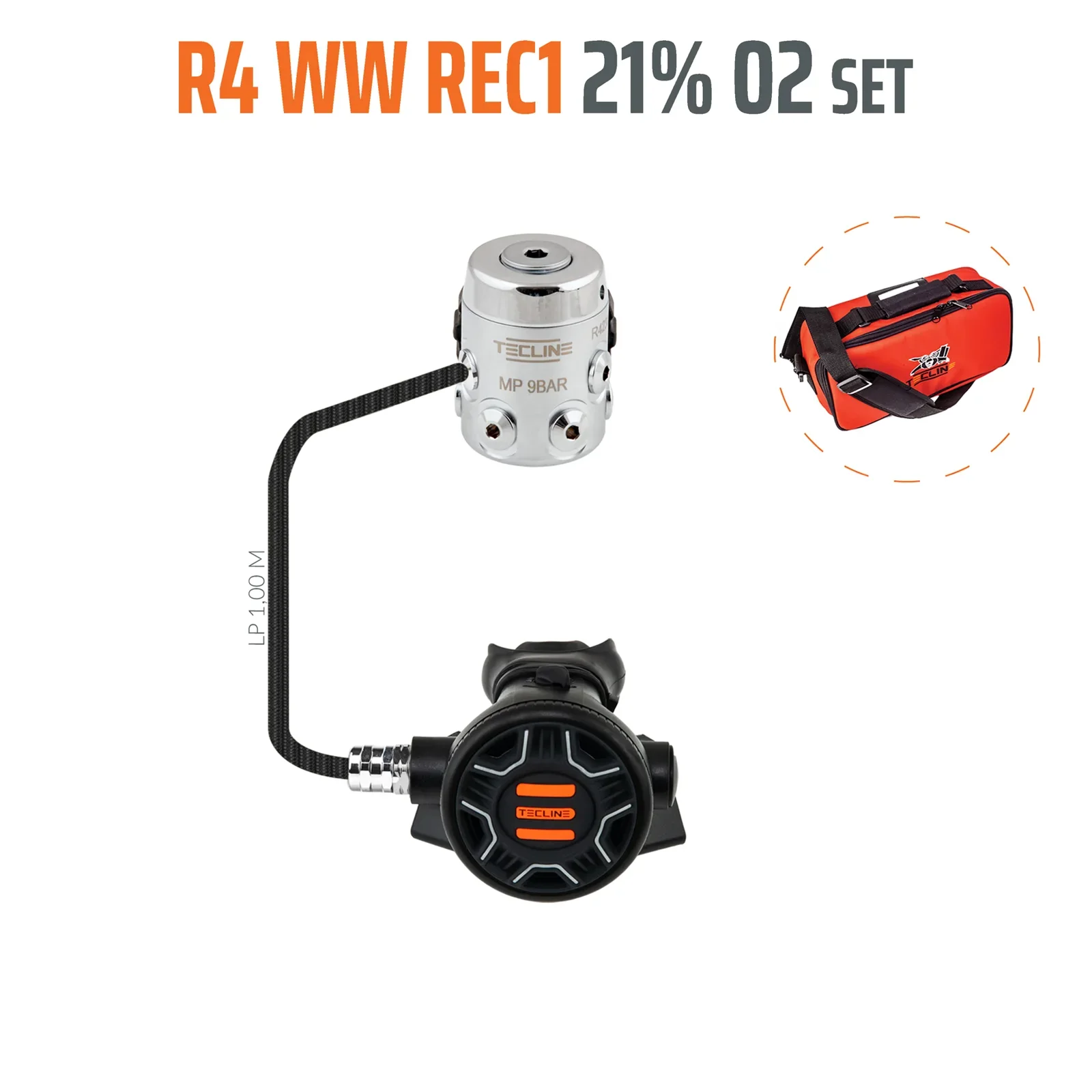 Regulador R4 WW REC1 21% O2 G5/8, stage set - EN250A > 10°C