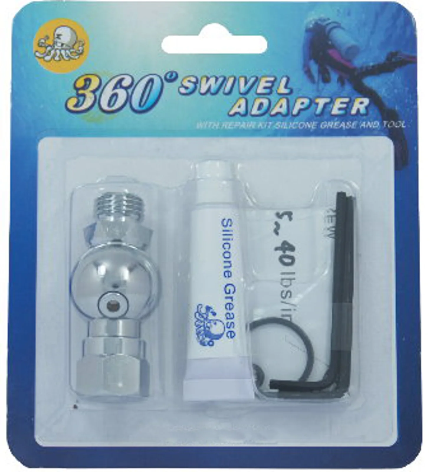 LP swivel adaptador para segunda etapa - rotateable