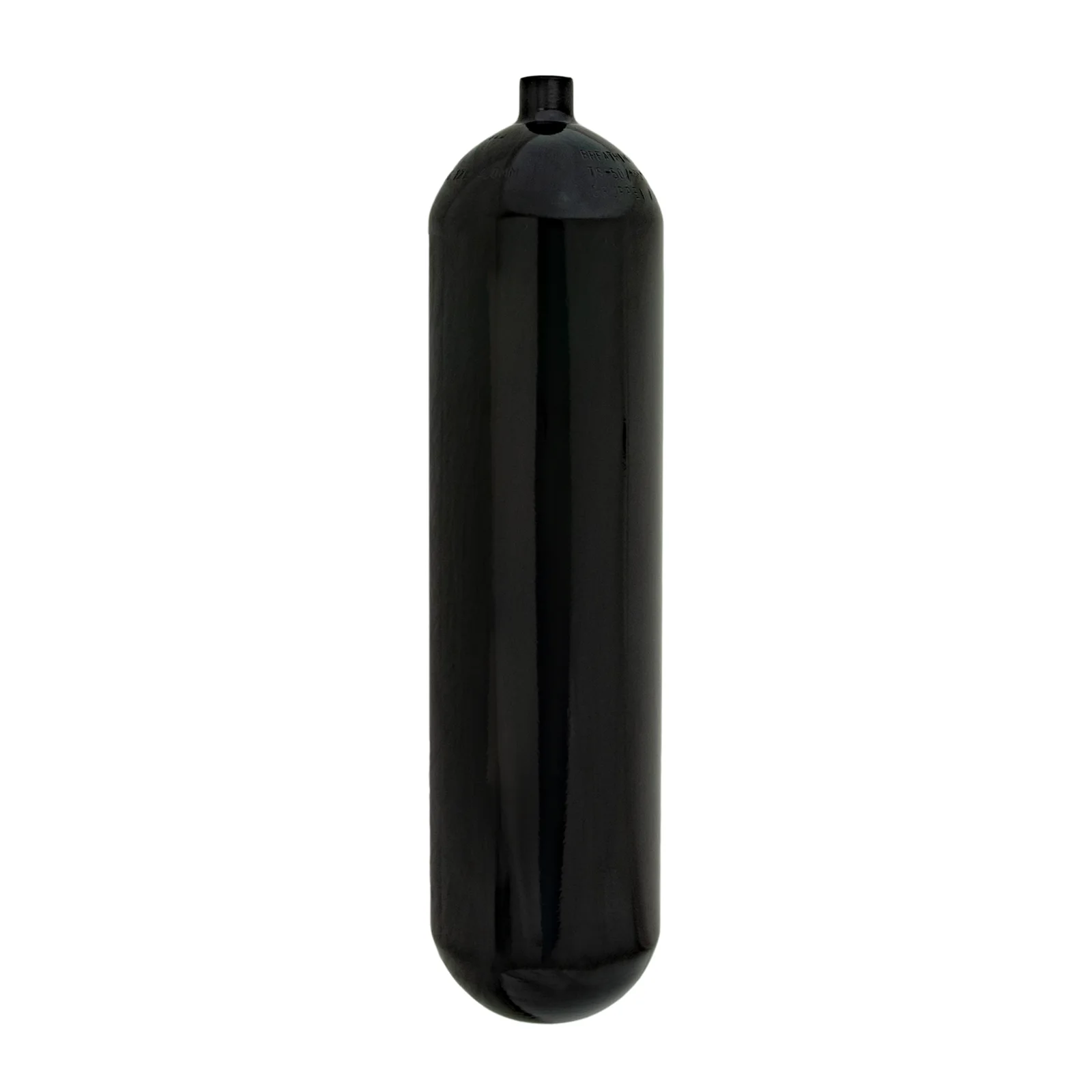Botella 12 L 171 mm 232 bar, Eurocylinder, solo botella, negro - Military Line