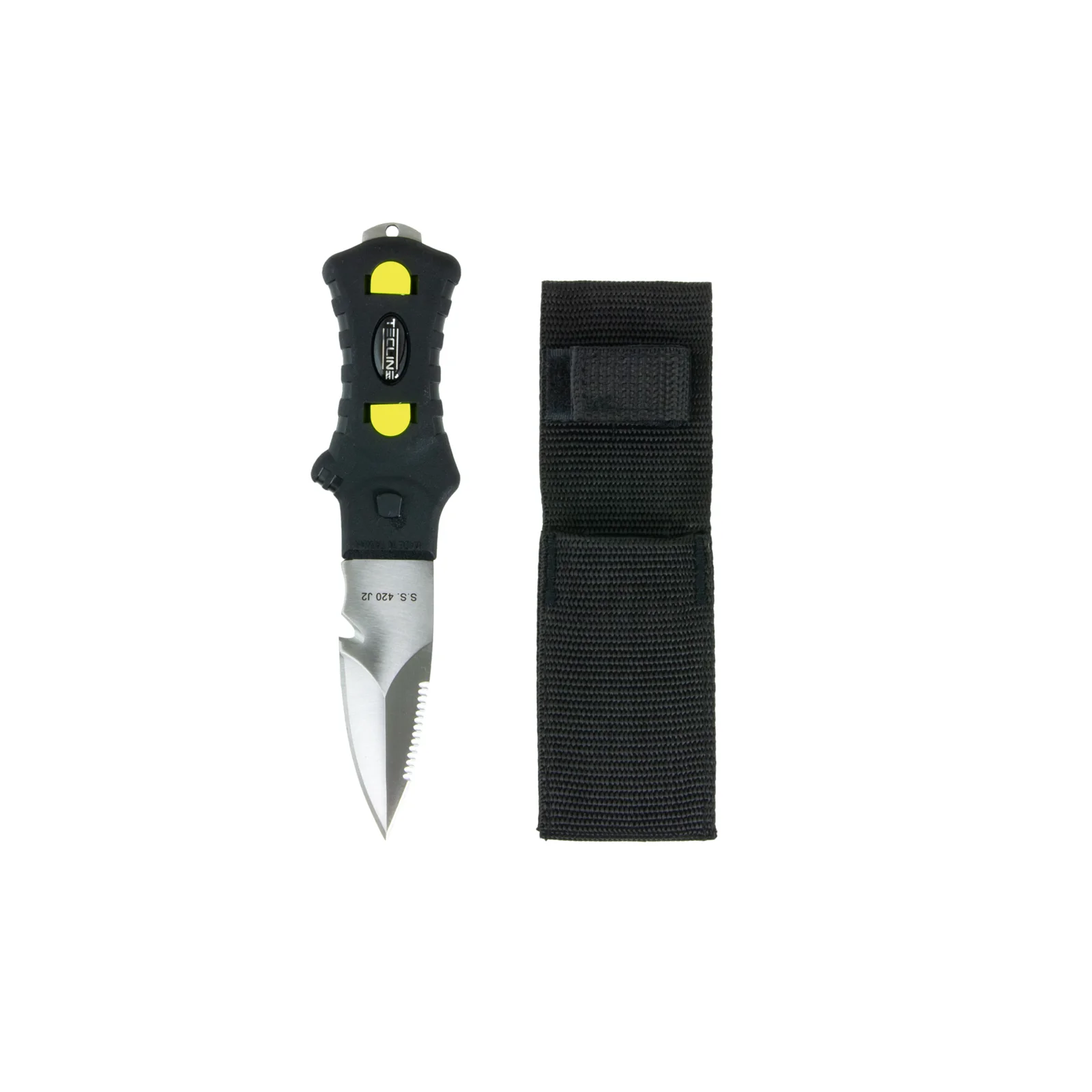 Cuchillo Minirazor Alfa negro, nylon pouch