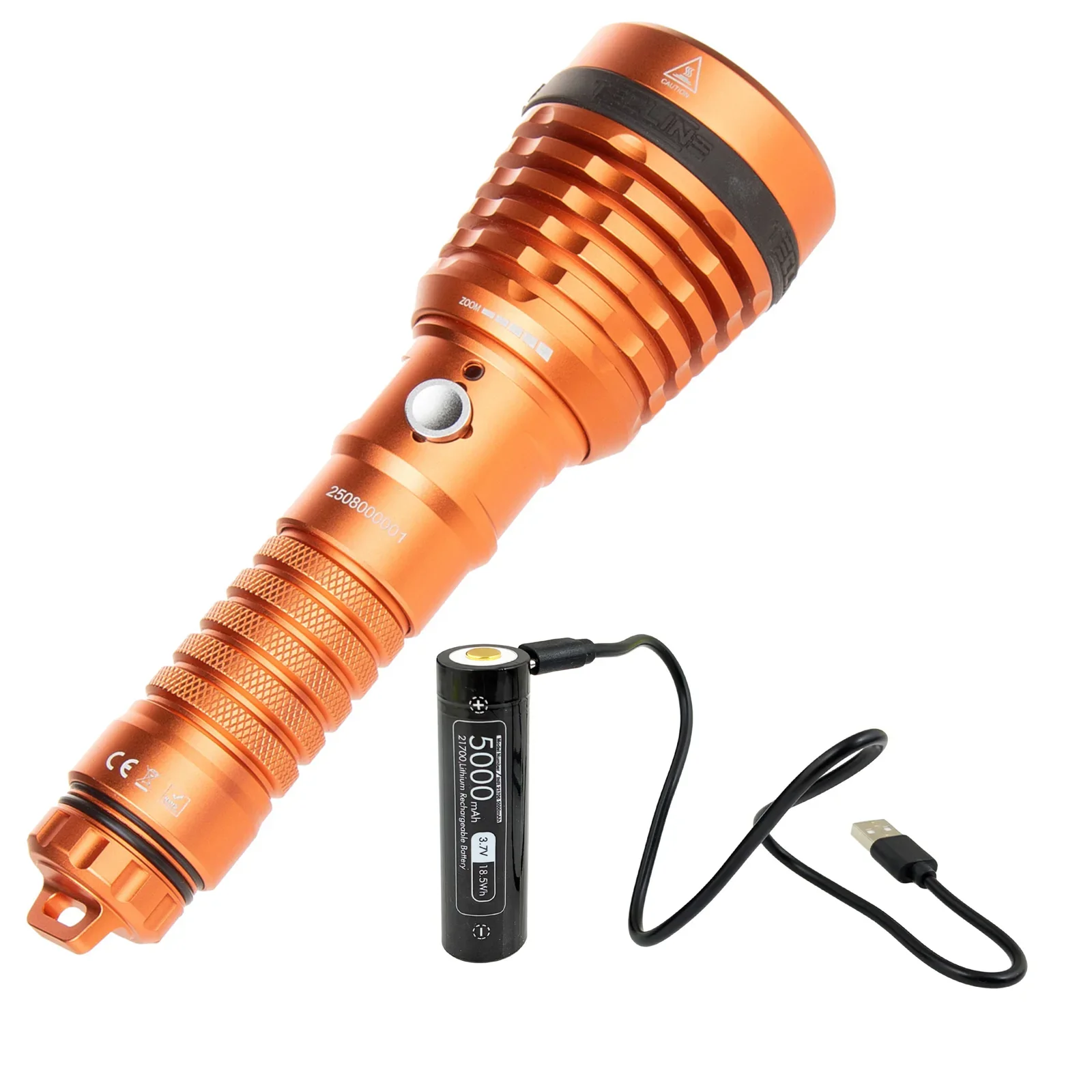 LED foco Zoom, 1500 lm - naranja