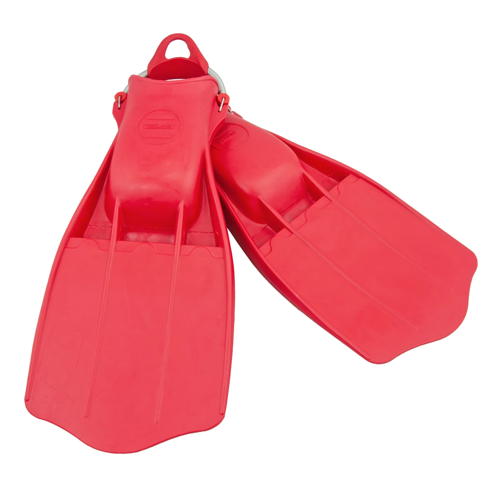 Goma aletas Jetstream con inox muelles para aletas XXL - rojo