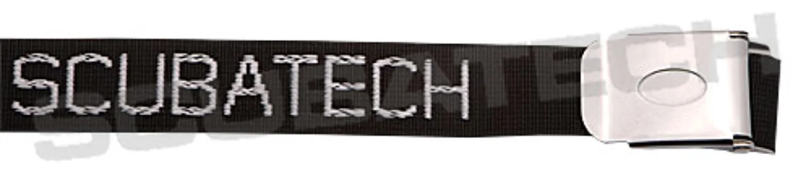 Weightbelt 1,5 m, ss buckle, black Scubatech