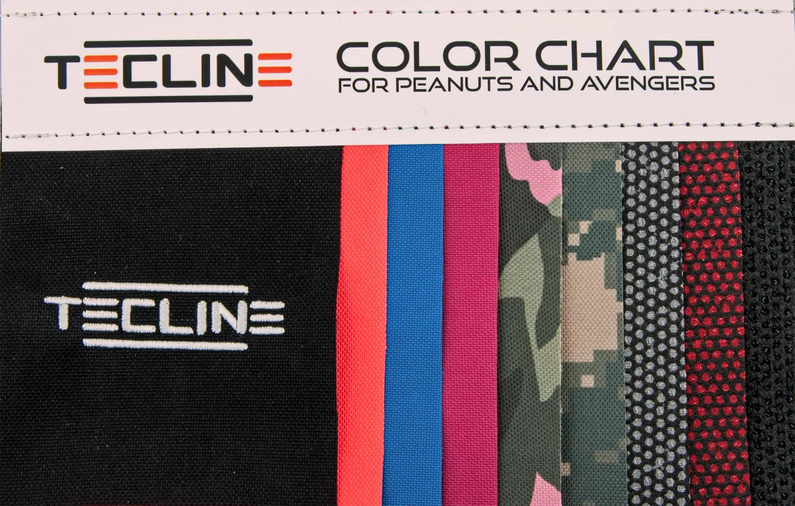 Fabric color chart para Peanuts y Avenger
