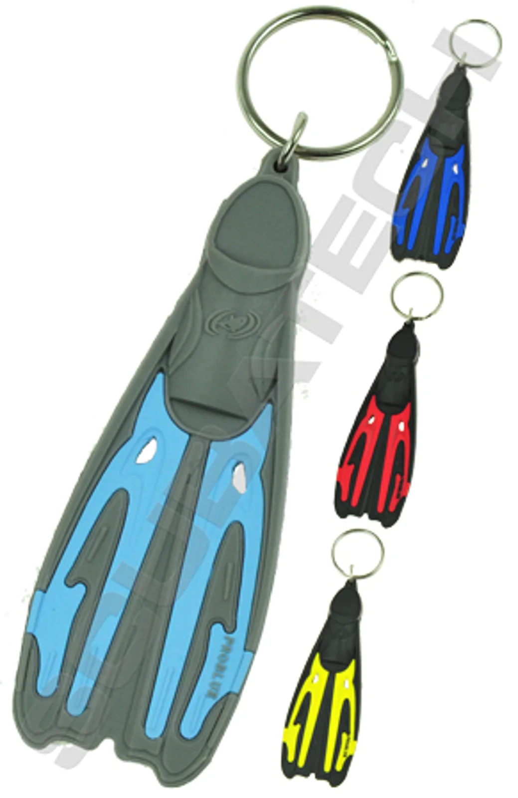 Key fob fin Tiara II light blue