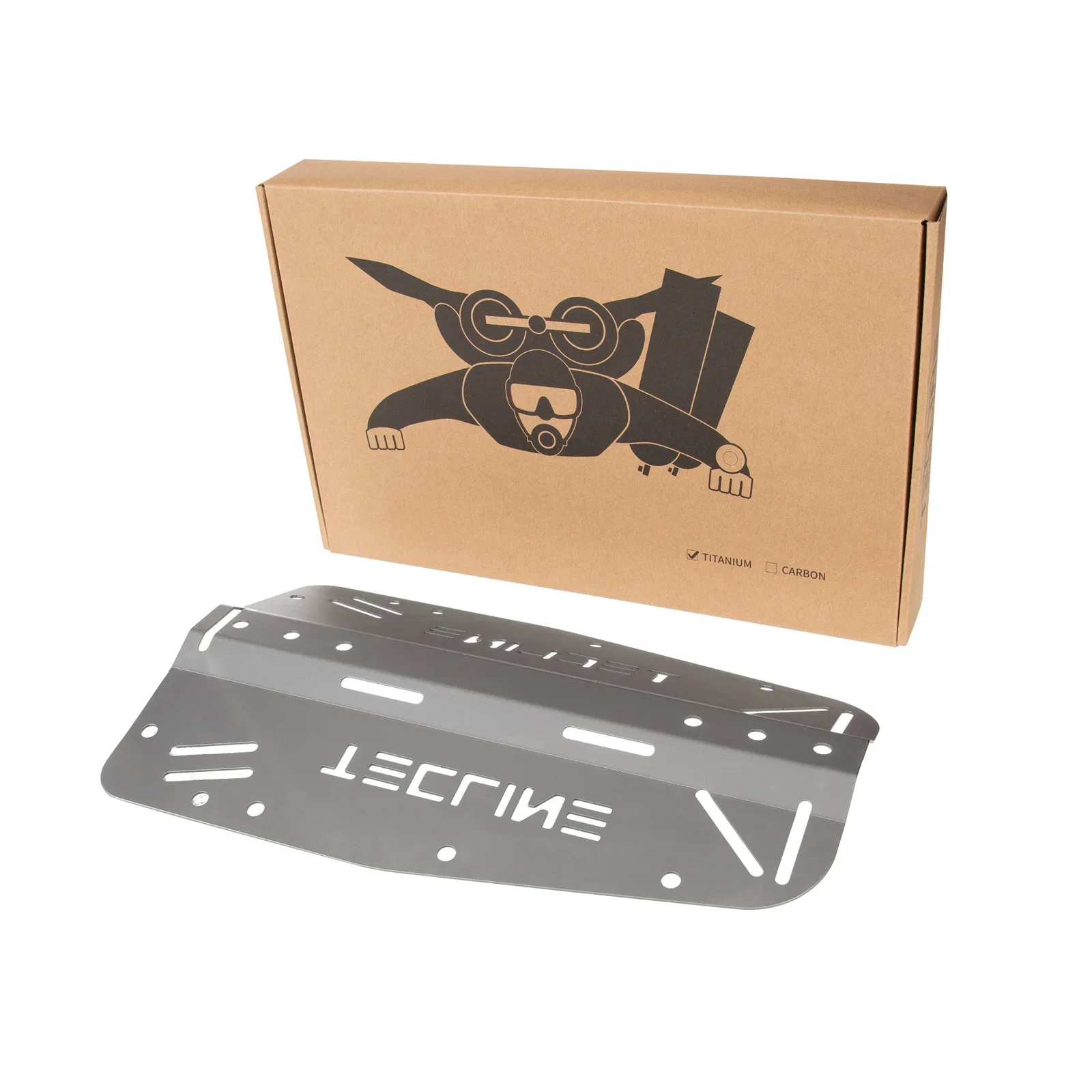 Estándar titanio placas 2 mm (0,82 kg)