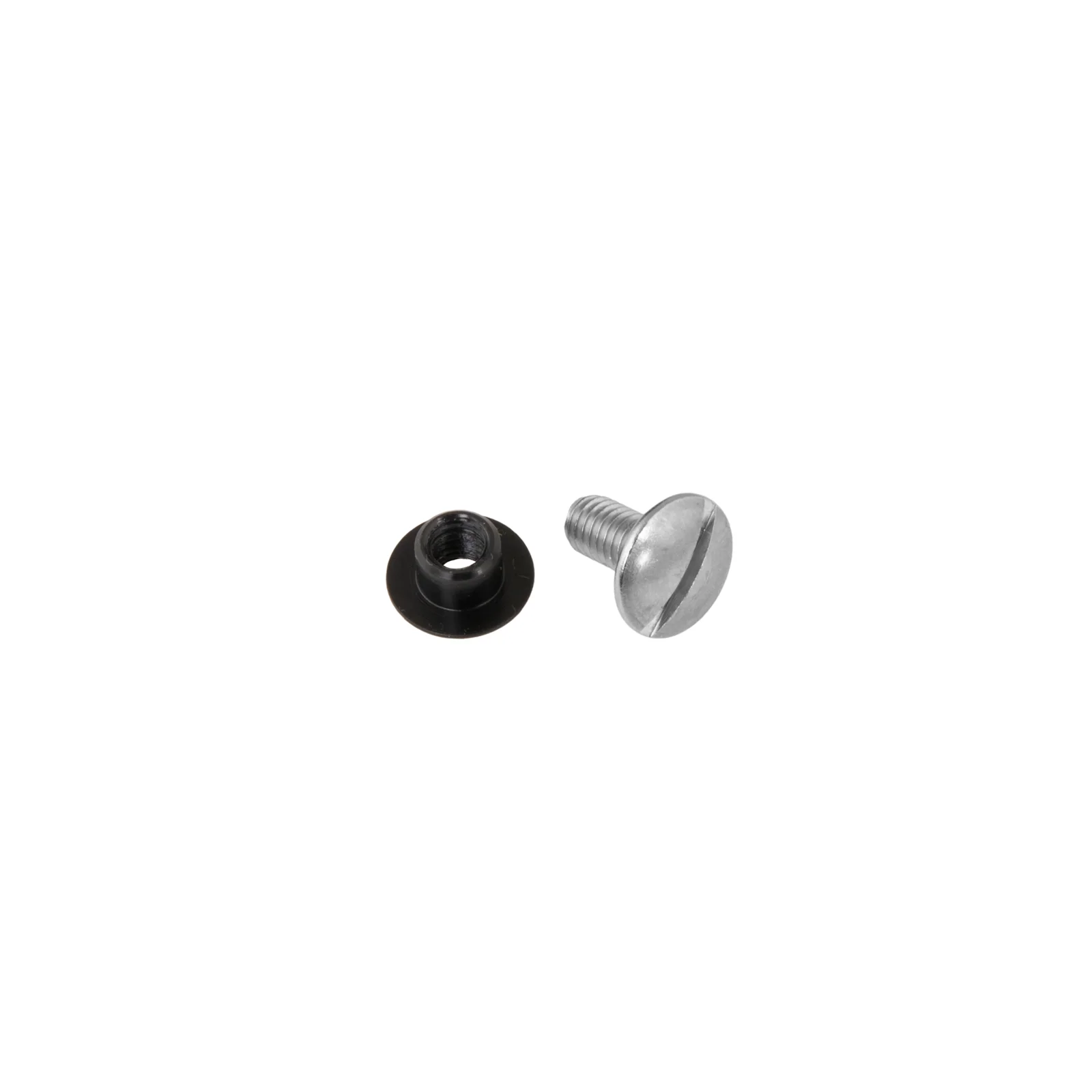 Inox bolt (12 mm largo) con delrin tuerca