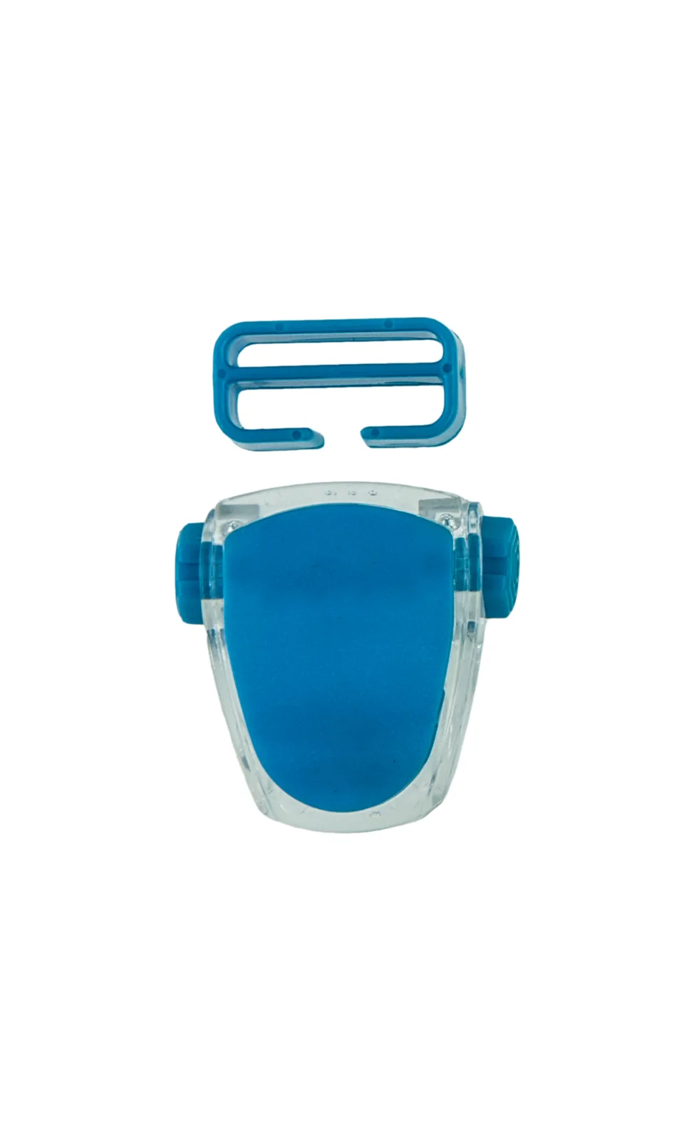 Hebilla para máscara Frameless neón, Viper, Tiara II - neón azul