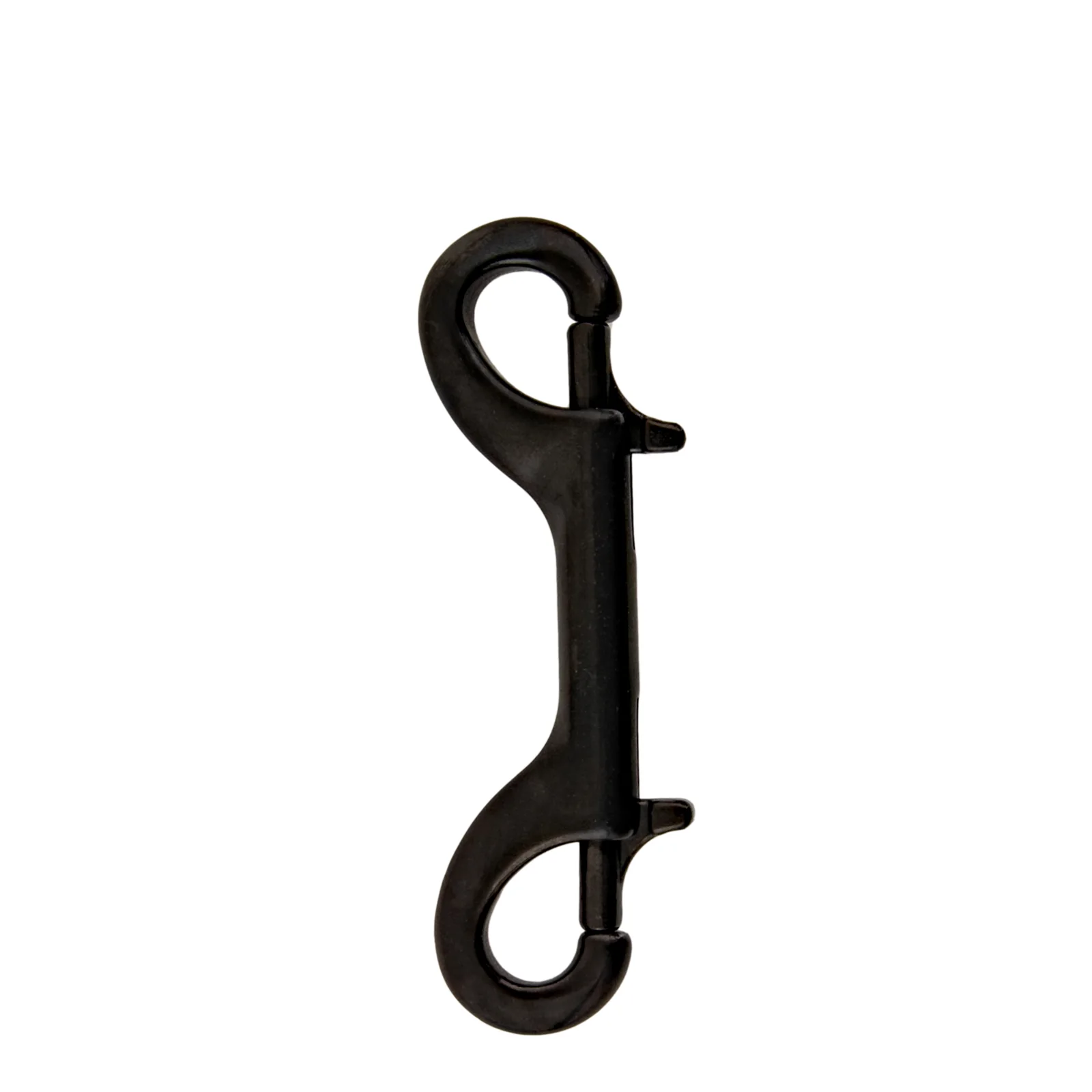 Inox double ender snap 100 mm, negro - Military Line