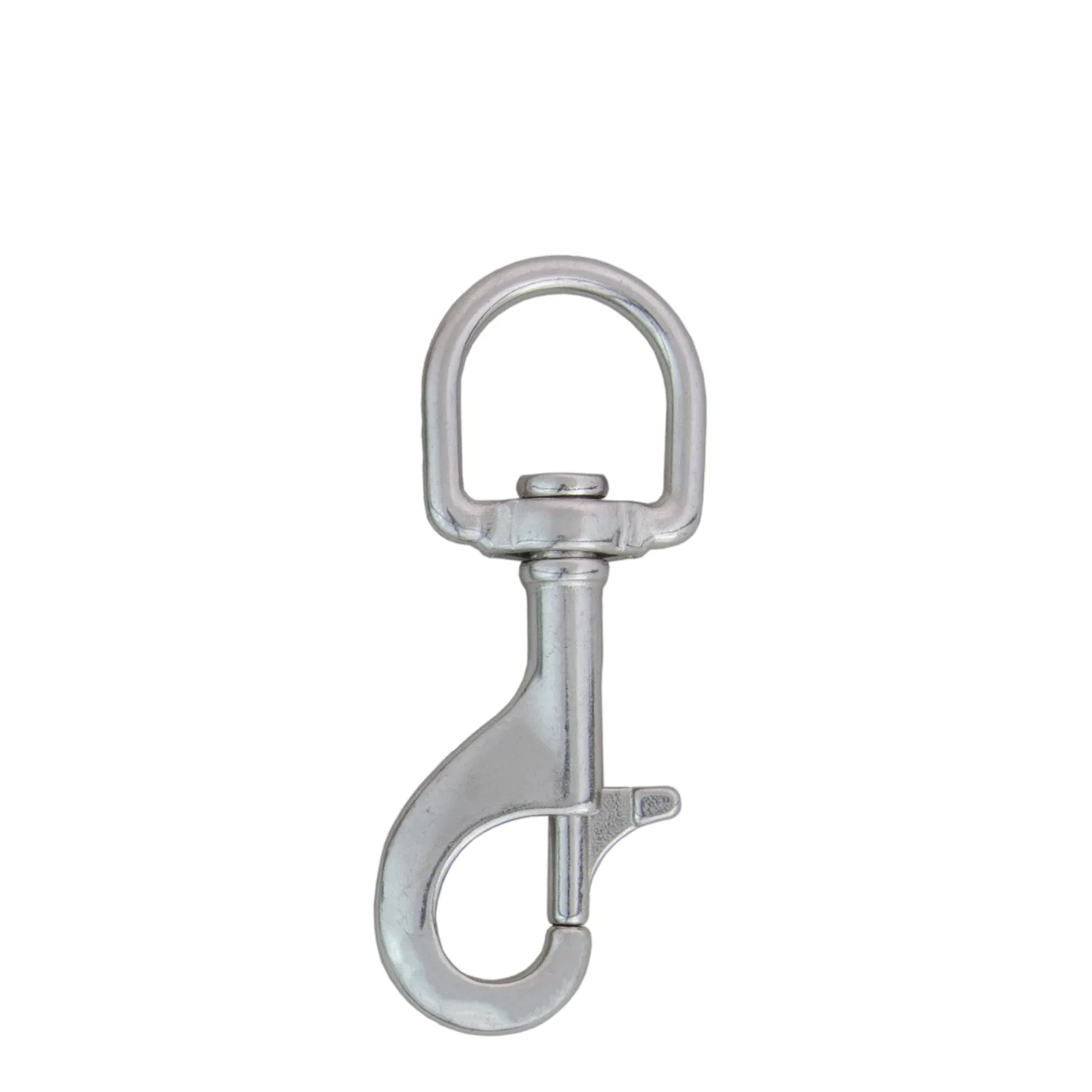 Mosquetón inox 100 mm, "D" type eye