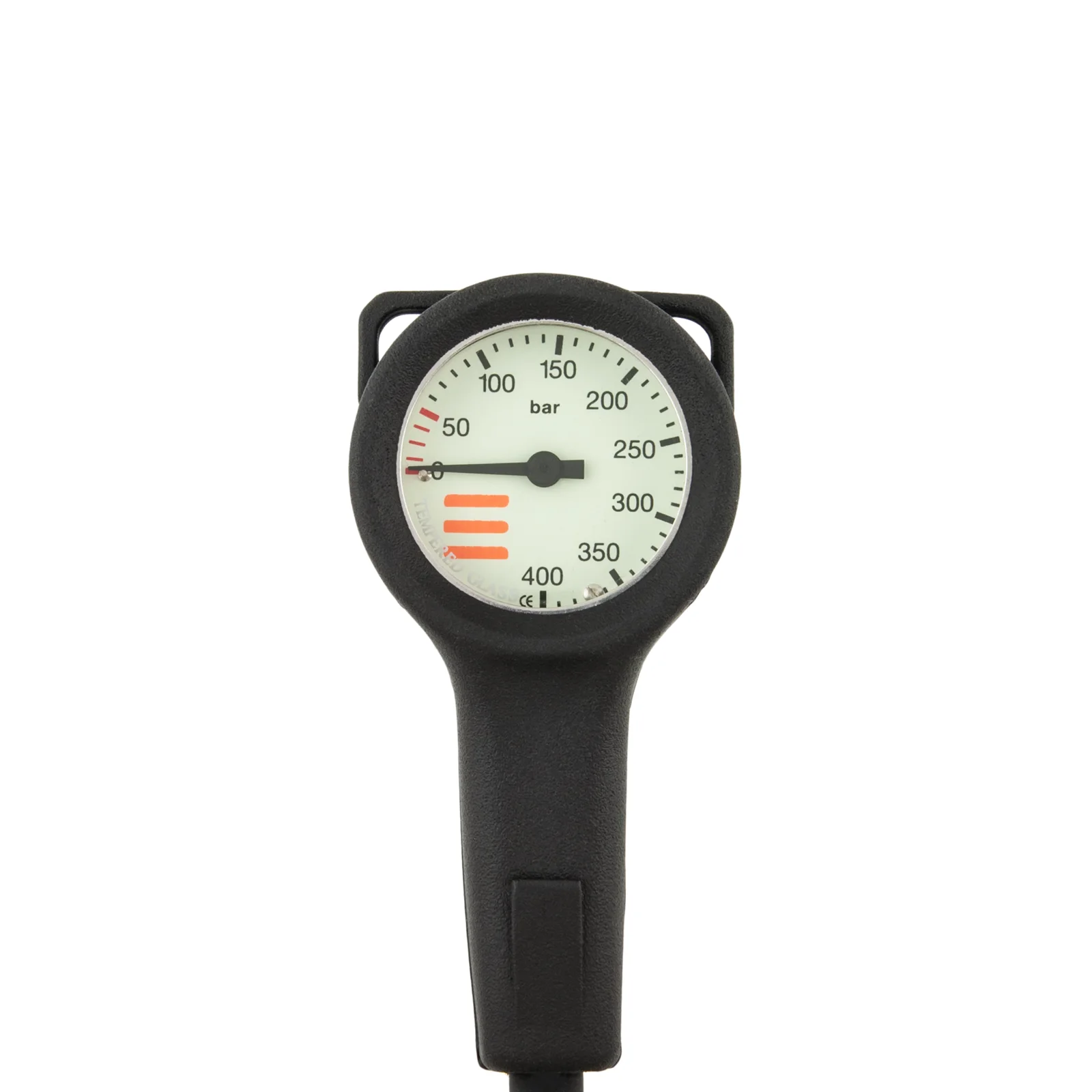 SPG TecLine Slim 52 mm, scale 400 bar, presión de trabajo 300 bar, latiguillos HP 80 cm