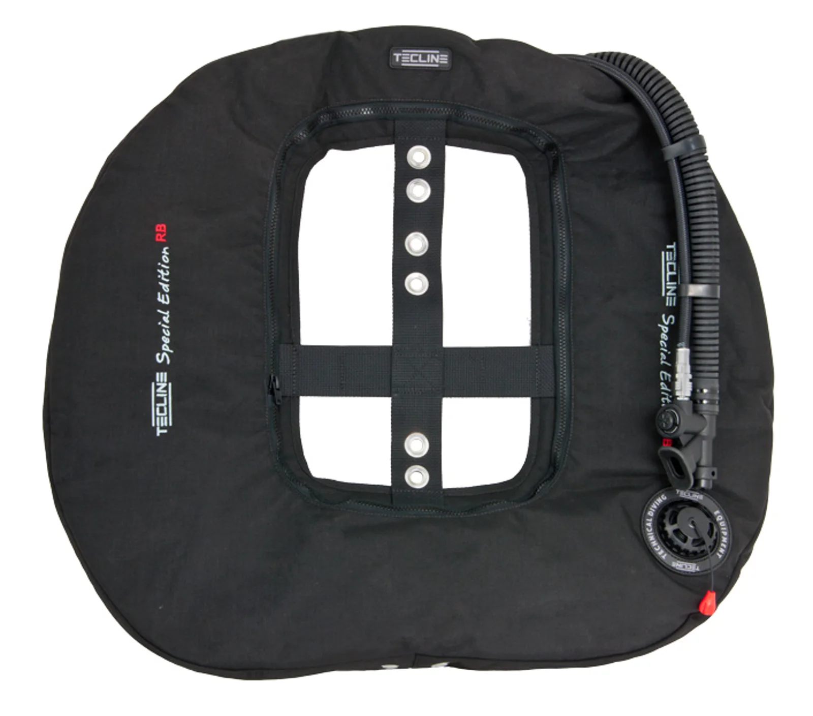 Donut 22 Special Edition Rebreather, negro (22kg/50lbs) - customize IFLP hose length