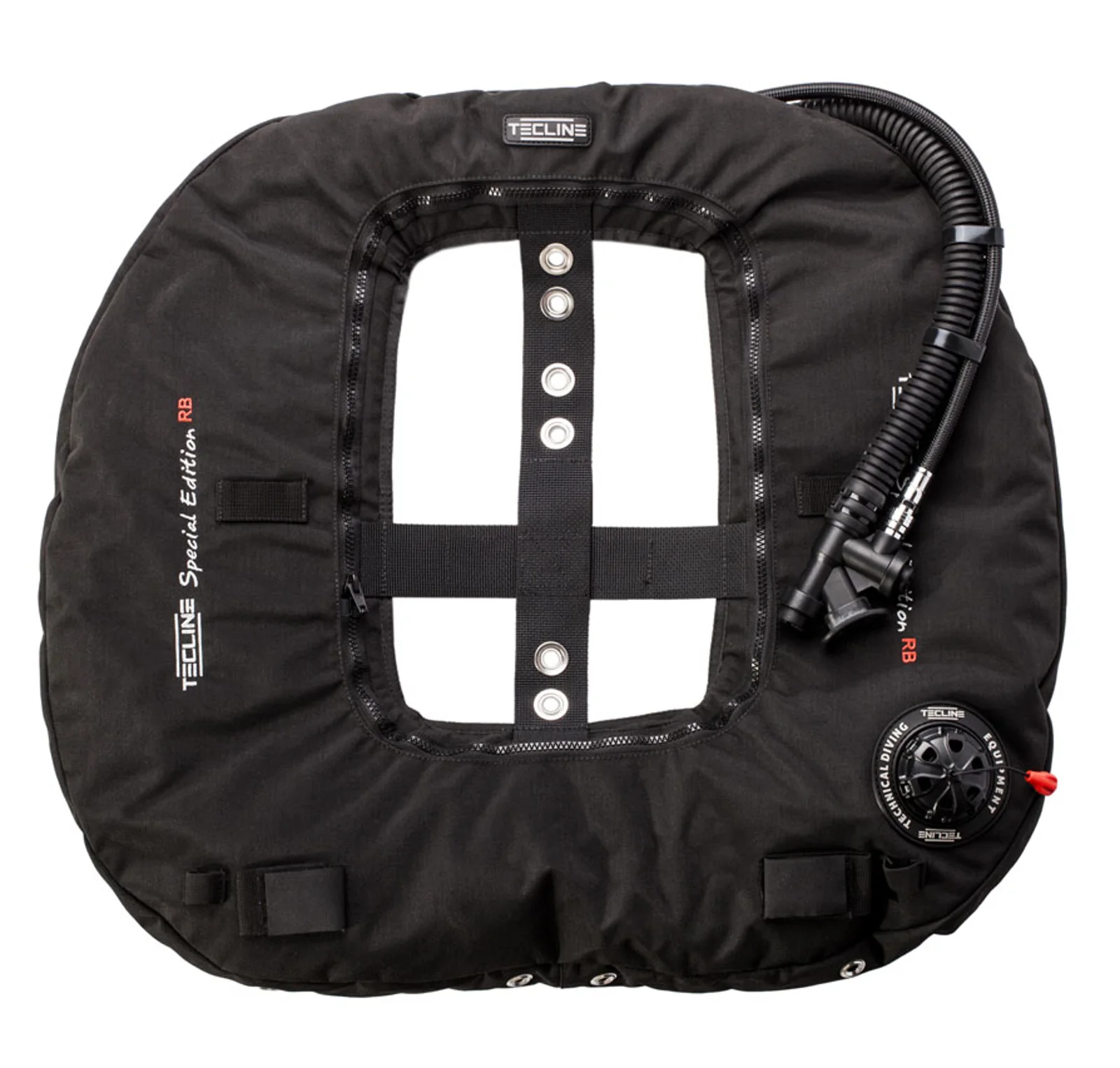 Donut 22 Special Edition Rebreather II, negro (22kg/50lbs) - customize IFLP hose length