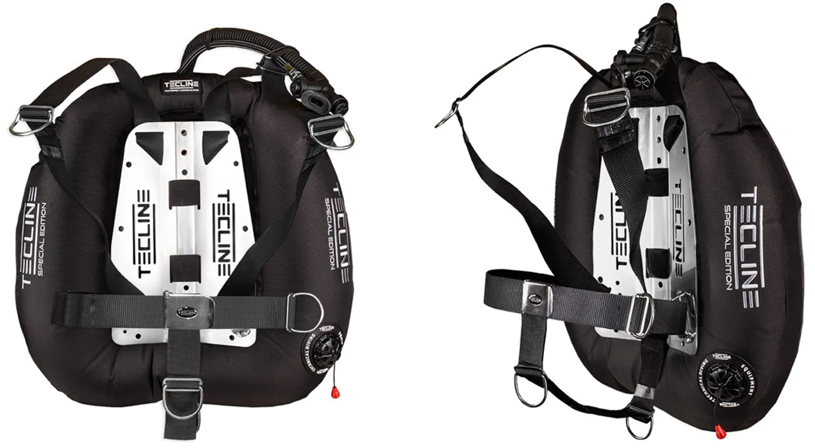 Set Tecline Donut 22 Special Edition DIR con Backplate negro - T12085