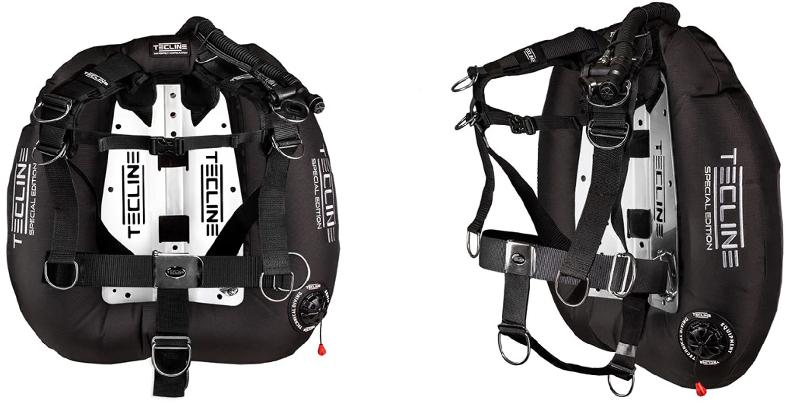 Set Tecline Donut 22 Special Edition Comfort con Backplate negro - T12087