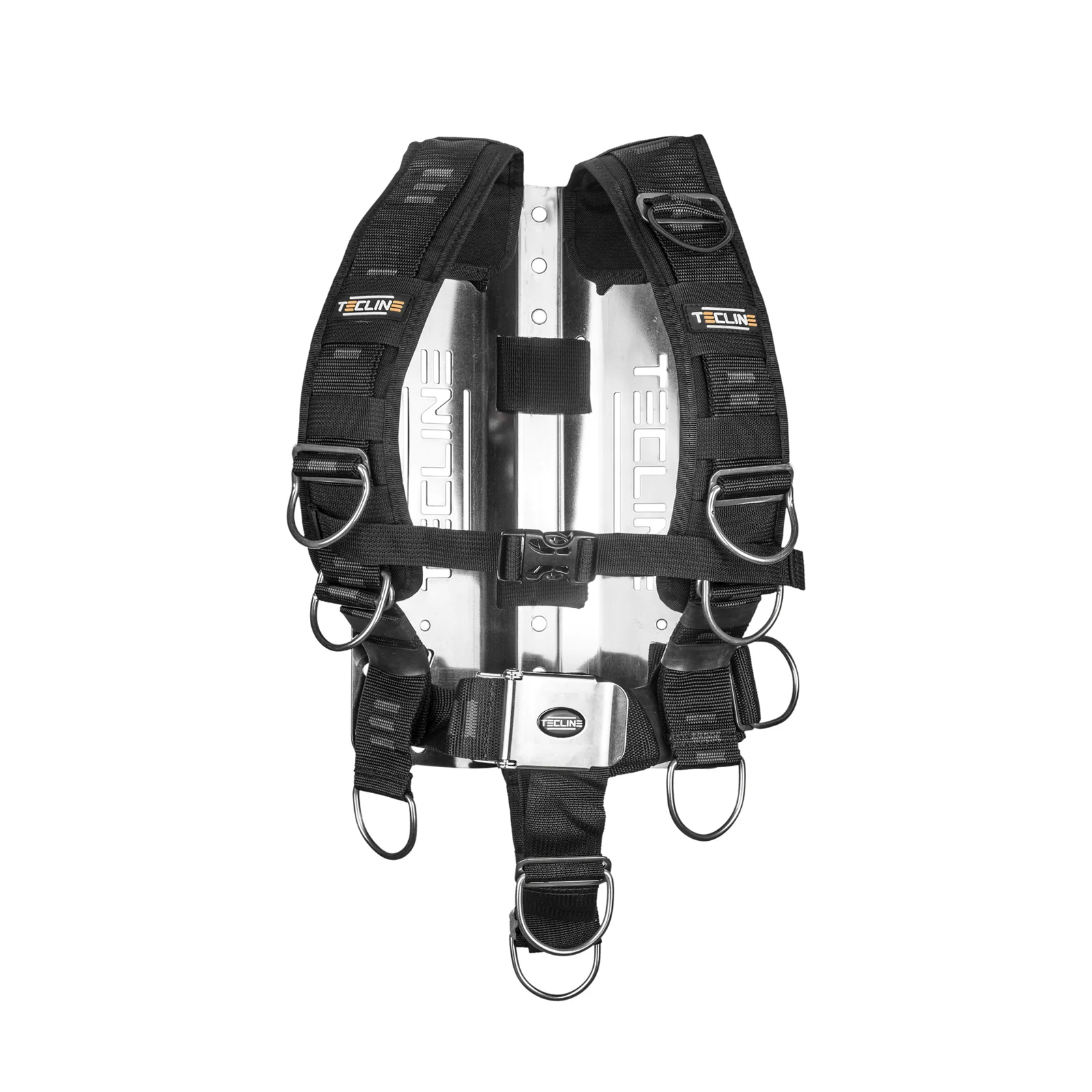 Arnés TecLine Comfort (ajustable) estándar cincha - incl. 3 mm inox placas