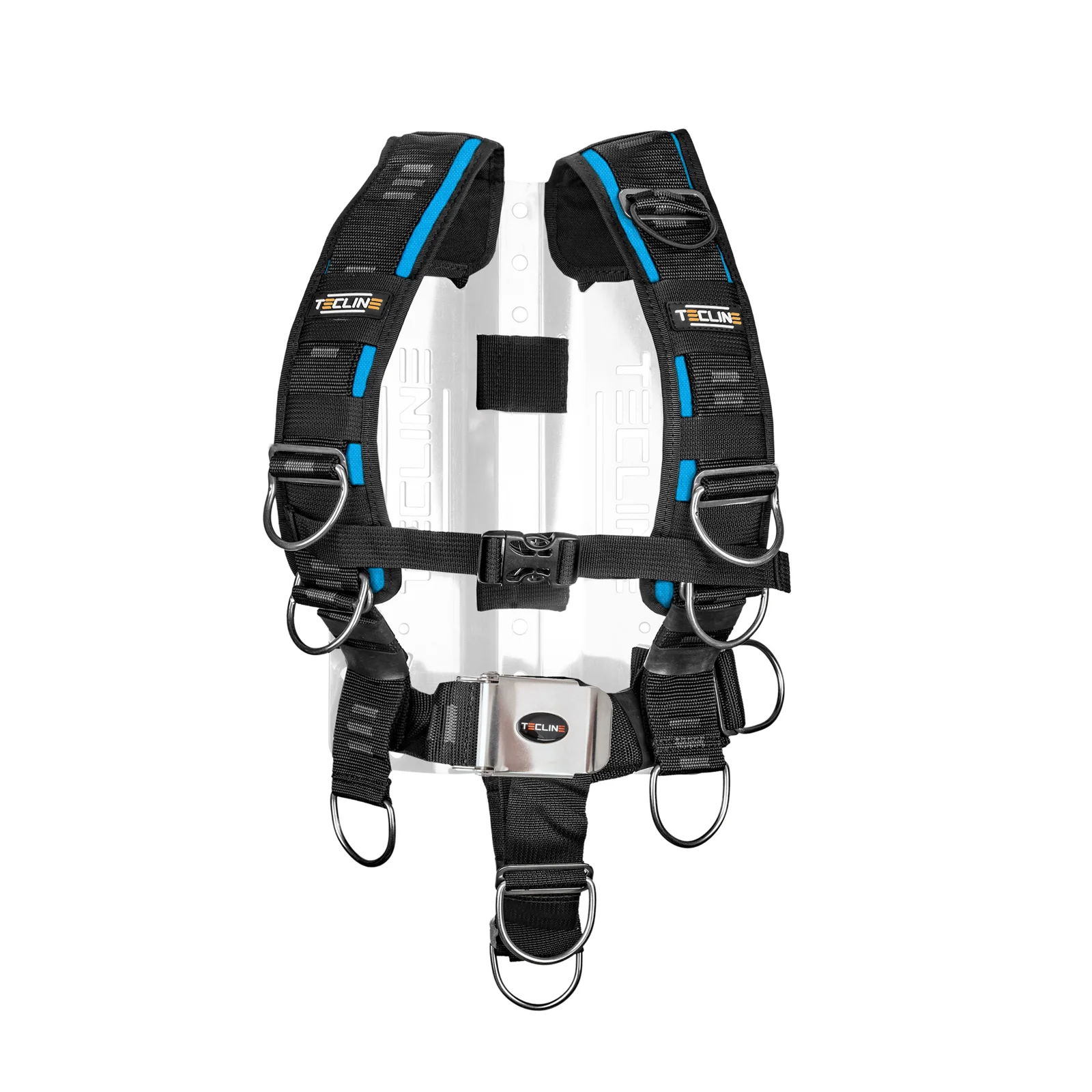 Arnés solo Tecline Comfort, azul, soft cincha "E"
