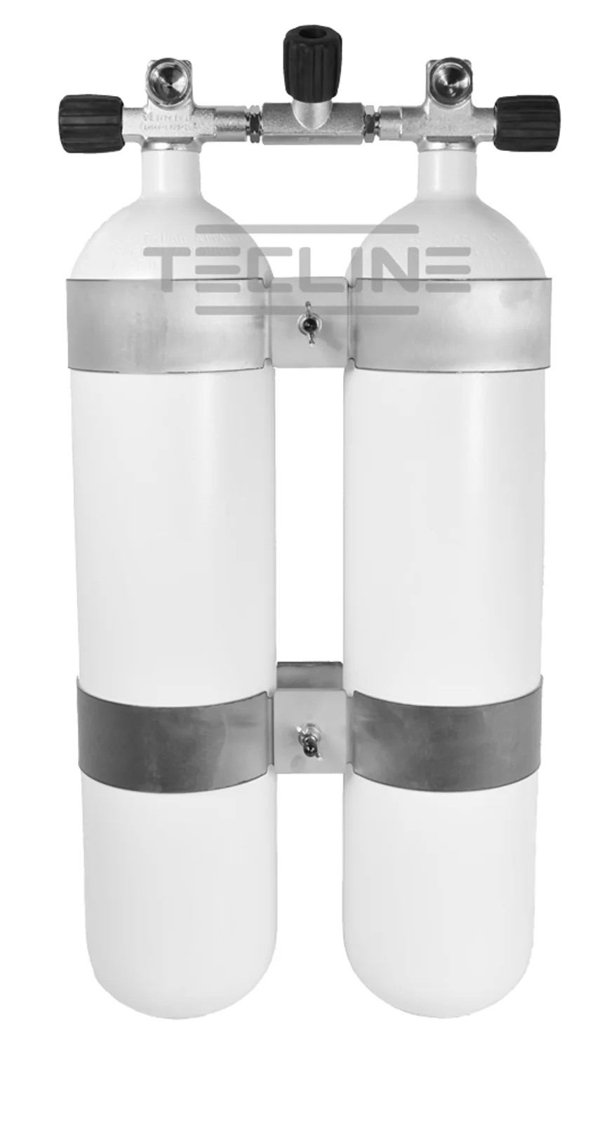 Bibotella 2 x 7L, 140 mm, 300 bar, Eurocylinder, wide distance
