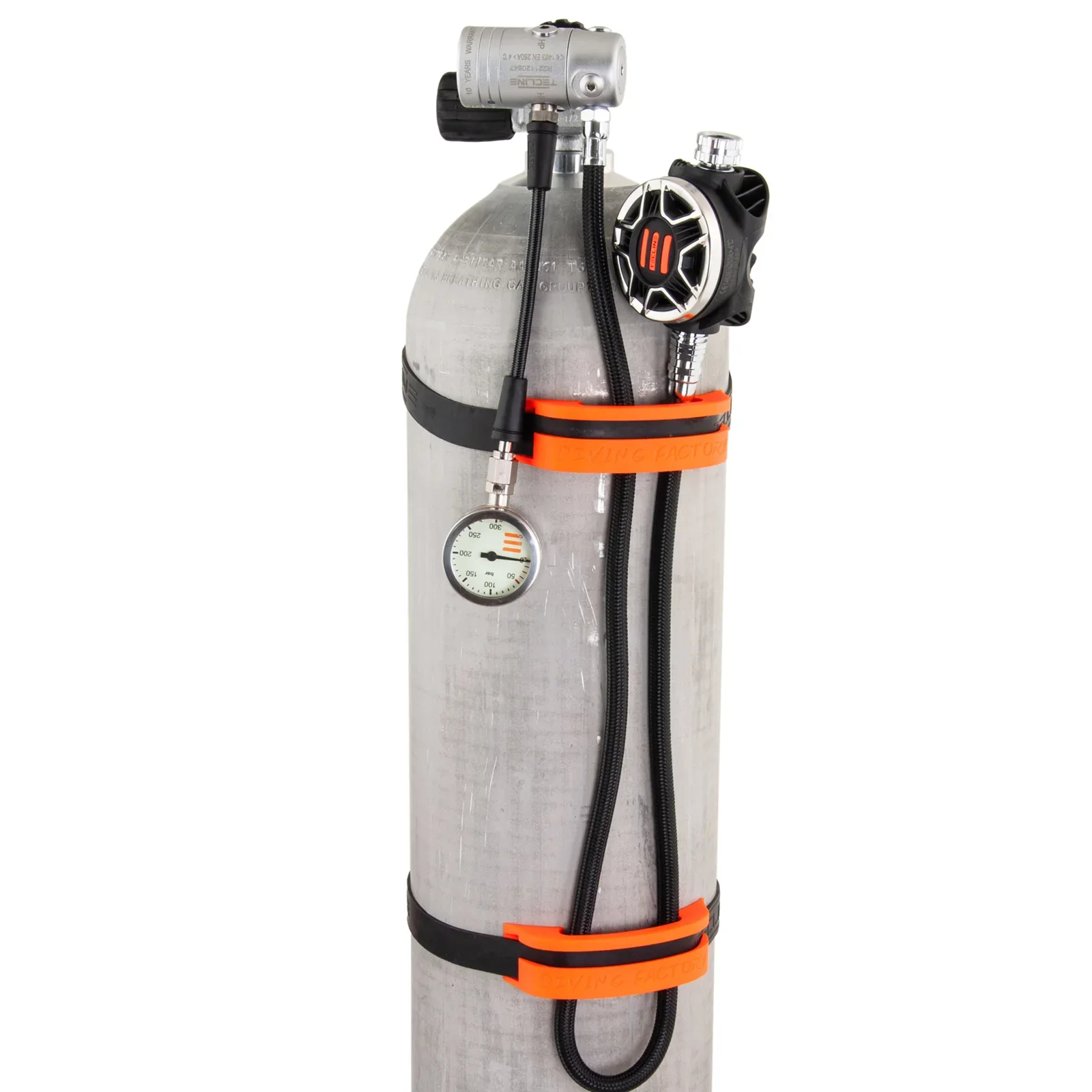Hose soportes, para 11,1 L botella, naranja