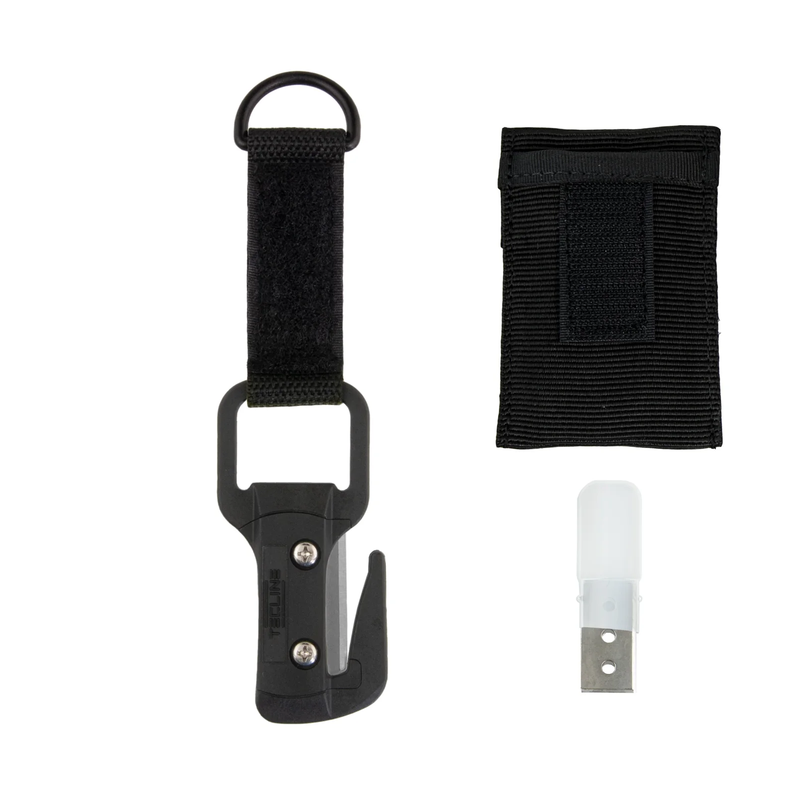 Cortacabos LC, inox pala - negro