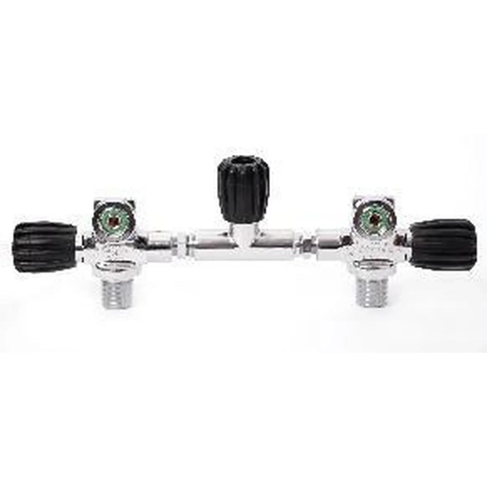 Manifold M25 x 2 EN 144, 184 mm, 232 bar, con aislador ISOLBAR
