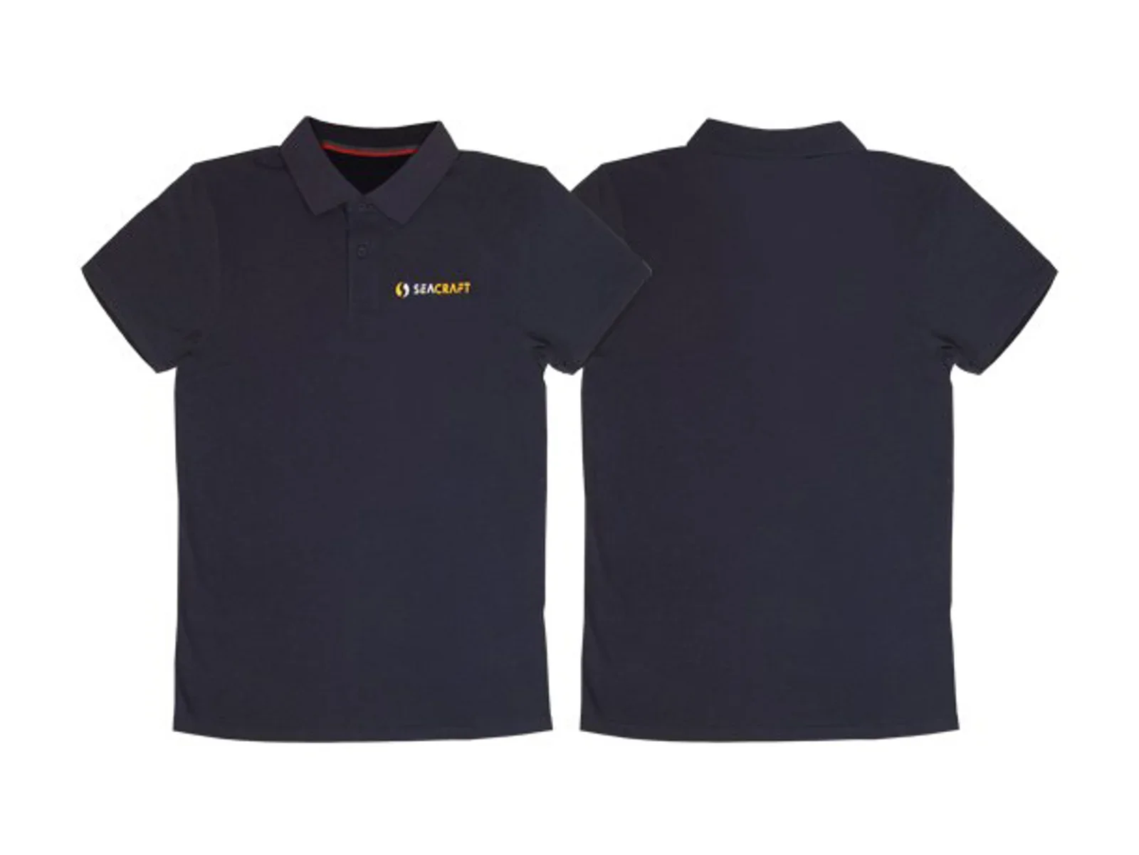 Seacraft Blue 6 polo shirt (navy blue, embroidered logotype) ‐ male (XXL)
