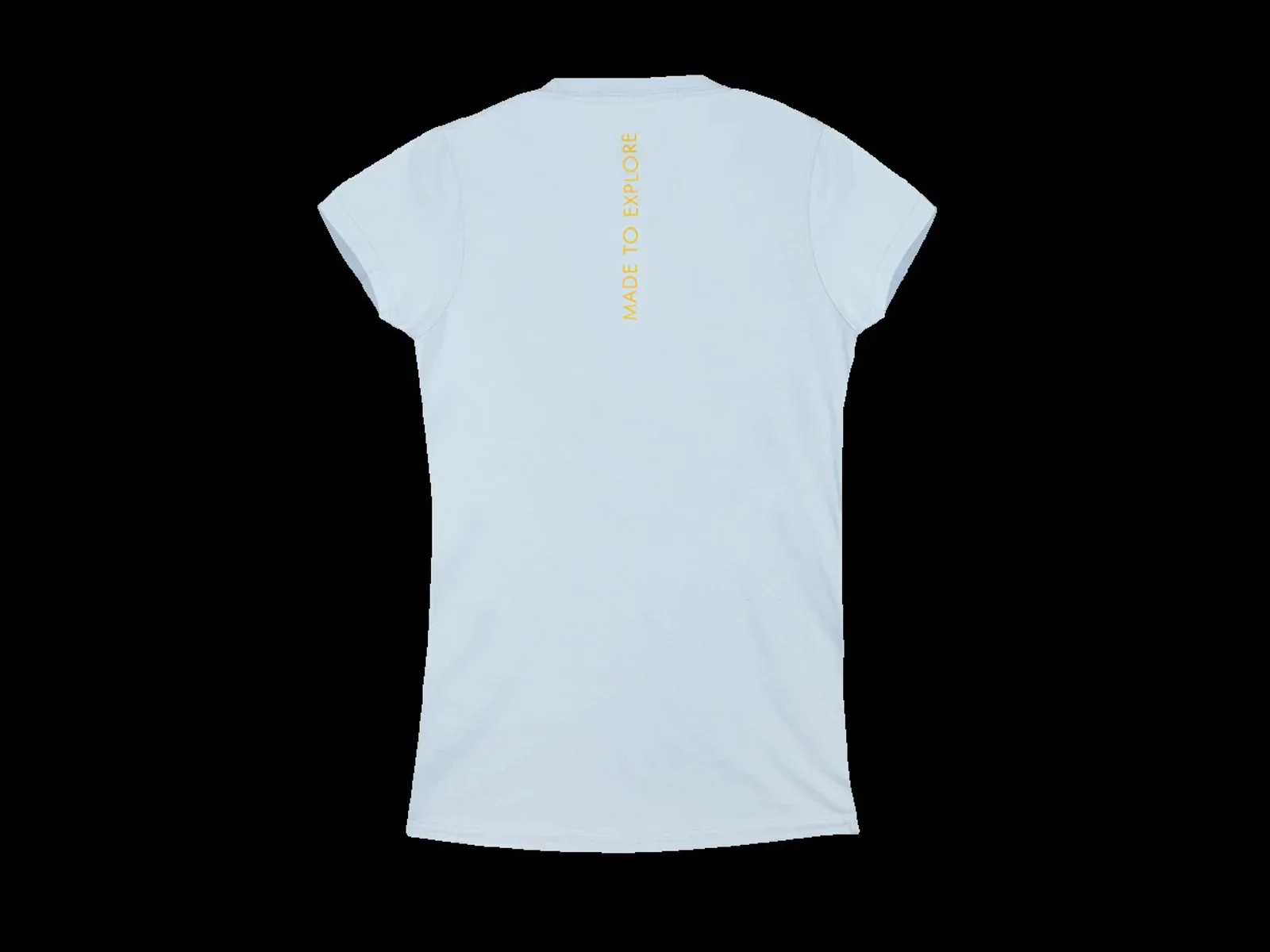 Seacraft Blue 1 cotton t‐shirt (pastel blue, print in front) ‐ female (XL)