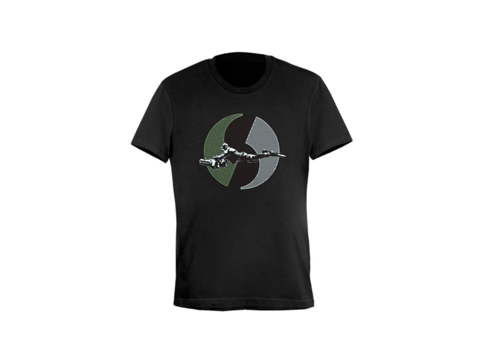 Military&Special Seacraft Black cotton t‐shirt (print in front) ‐ unisex (XXXXL)